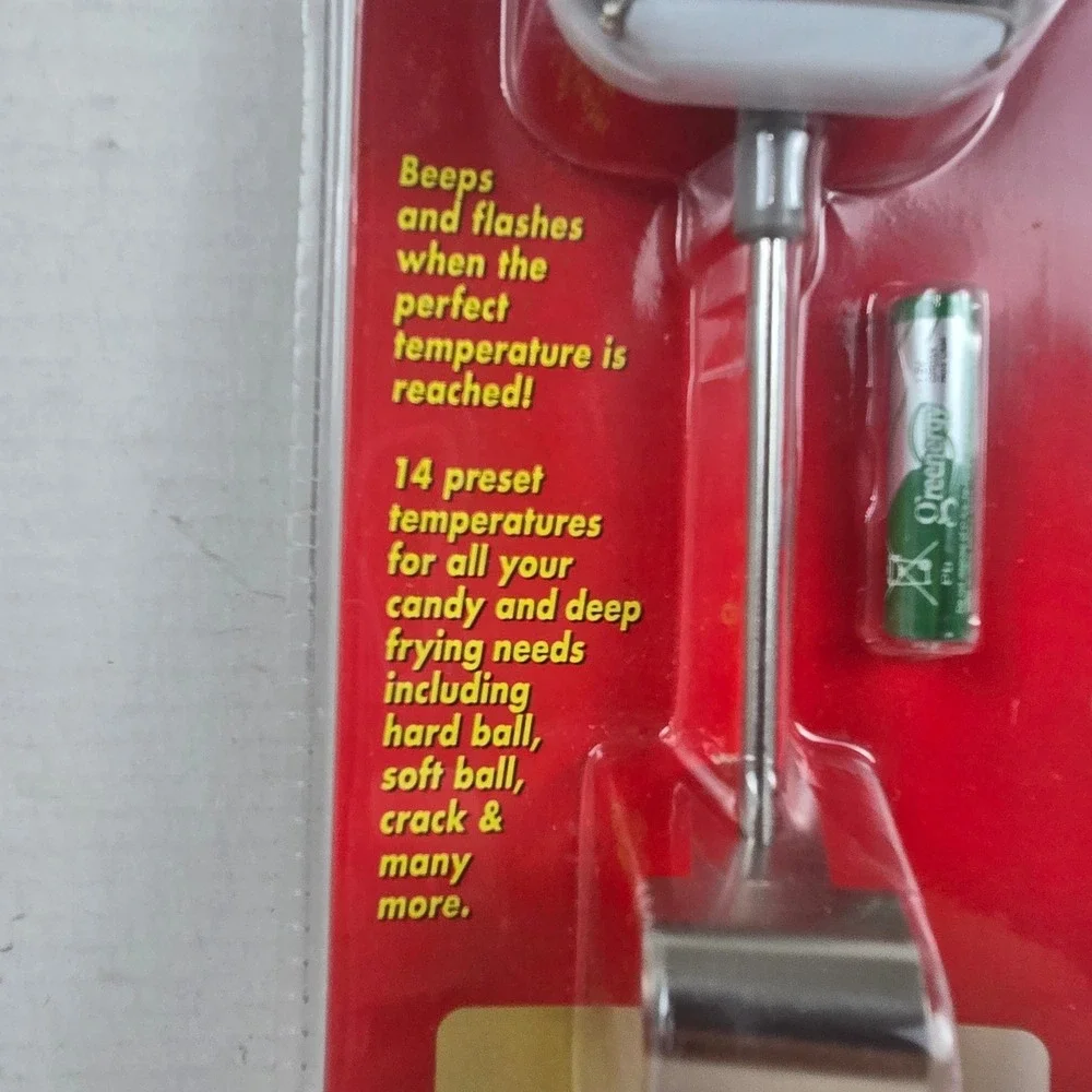 Maverick Redi Chek Digital Oil Candy Thermometer CT-03 White 8 in Probe NEW